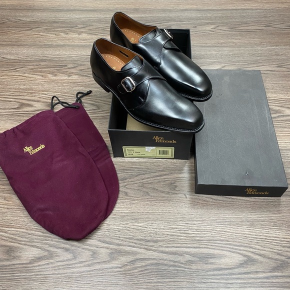 Allen Edmonds Other - NEW Allen Edmonds Boston Black Monk Strap Oxfords 11.5 E